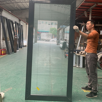 Restaurant Soundproof Waterproof Edge Durable Customized Panel Partition Wall Profile Aluminum Glass Door