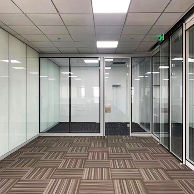 Leisure facilities 108mm double-layer aluminum frame hotel curtain wall transparent glass soundproof glass material