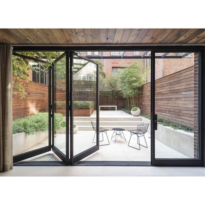 Thermal Insulation Blh-70  Popular Design Vertical Bi Fold Door Jakarta Folding Door Classroom Partition Folding Doors For Kitchen