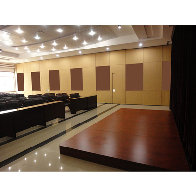 Durable And Easy To Use Folding Door Partition Frame Hospital 100Mm Aluminum Surface Leather
