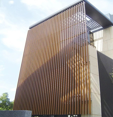 Artistic U Shaped Aluminum Slat Ceiling Aluminum Partition Ceiling Tiles