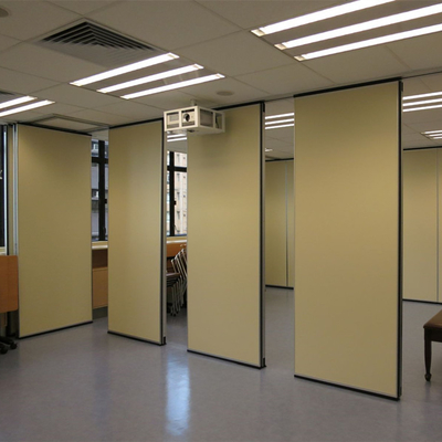 Liyin Acoustic Partition Sliding Doors Room Divider Industrial Interior Wooden Office Partition Movable