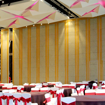 100mm Contemporary Semi-automatic Hall Hotel Banquet Movable Wall Divides Soundproof Folding Partition Walls For India